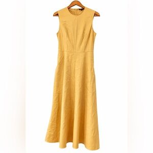 Theory Volume Dart Orange Classic Chino Women’s Size 6 Sleeveless Dress